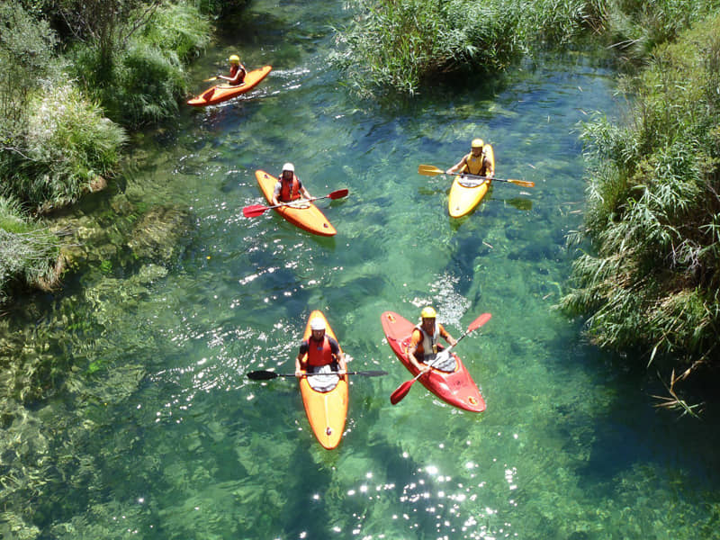 Aguas bravas en kayak Alto Tajo