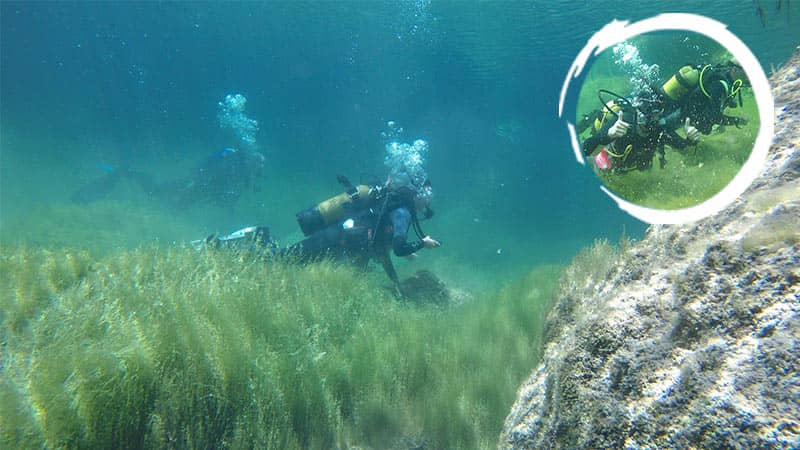 Buceo en el Alto Tajo