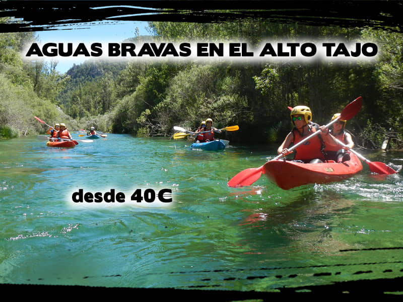 Aguas bravas  en el Alto Tajo